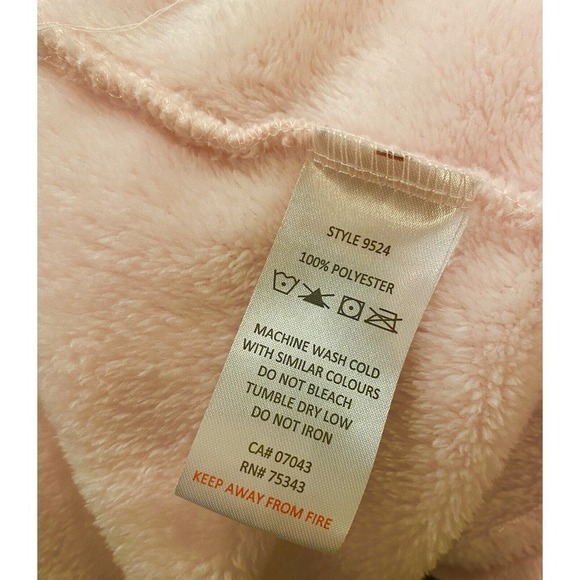 Cynthia Rowley #1 Mom Luxury Robe Pink Size Large Mother’s Day Gift Spa Romantic - Picture 4 of 4